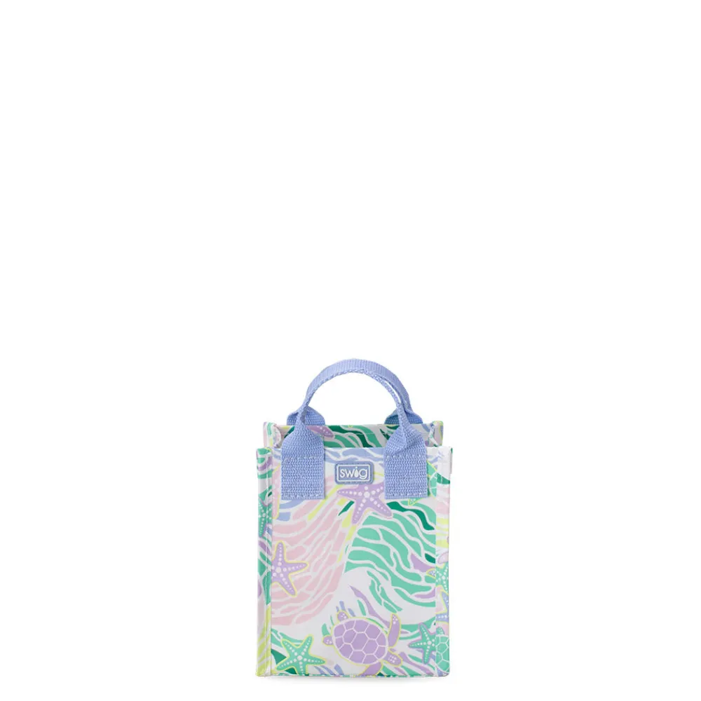 Swig Life Reusable Gift Bags|Sea Swirl^Sea Swirl Mini Reusable Gift Bag
