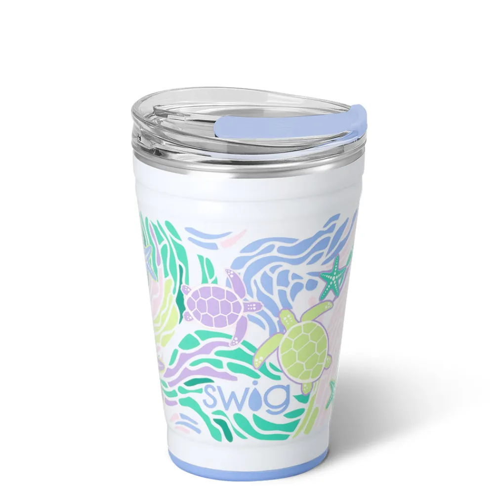 Swig Life Tumblers New Sizes!|Sea Swirl^Sea Swirl Party Cup 18oz