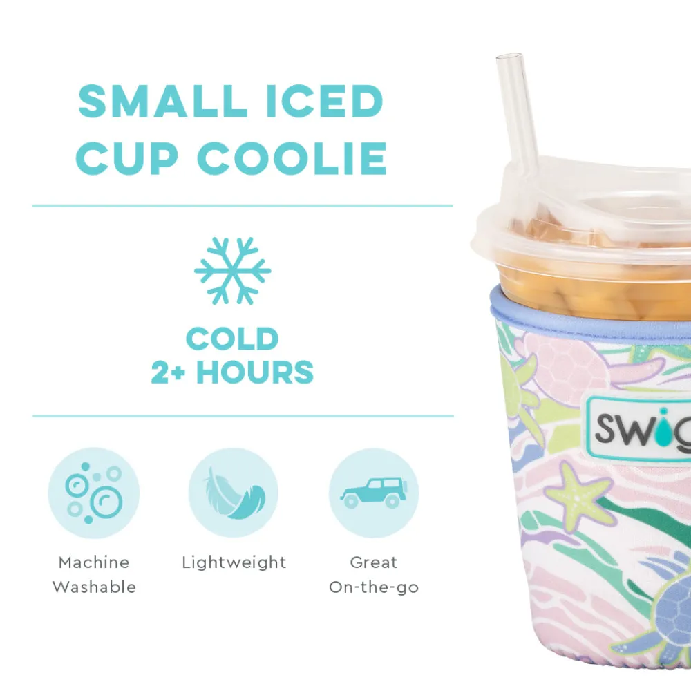 Swig Life Drink Coolies New Sizes!|Sea Swirl^Sea Swirl Small Iced Cup Coolie