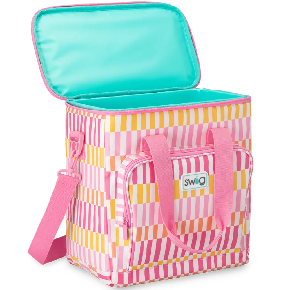 Swig Life Coolers|Sherbet Stripe^Sherbet Stripe Boxxi 24 Cooler