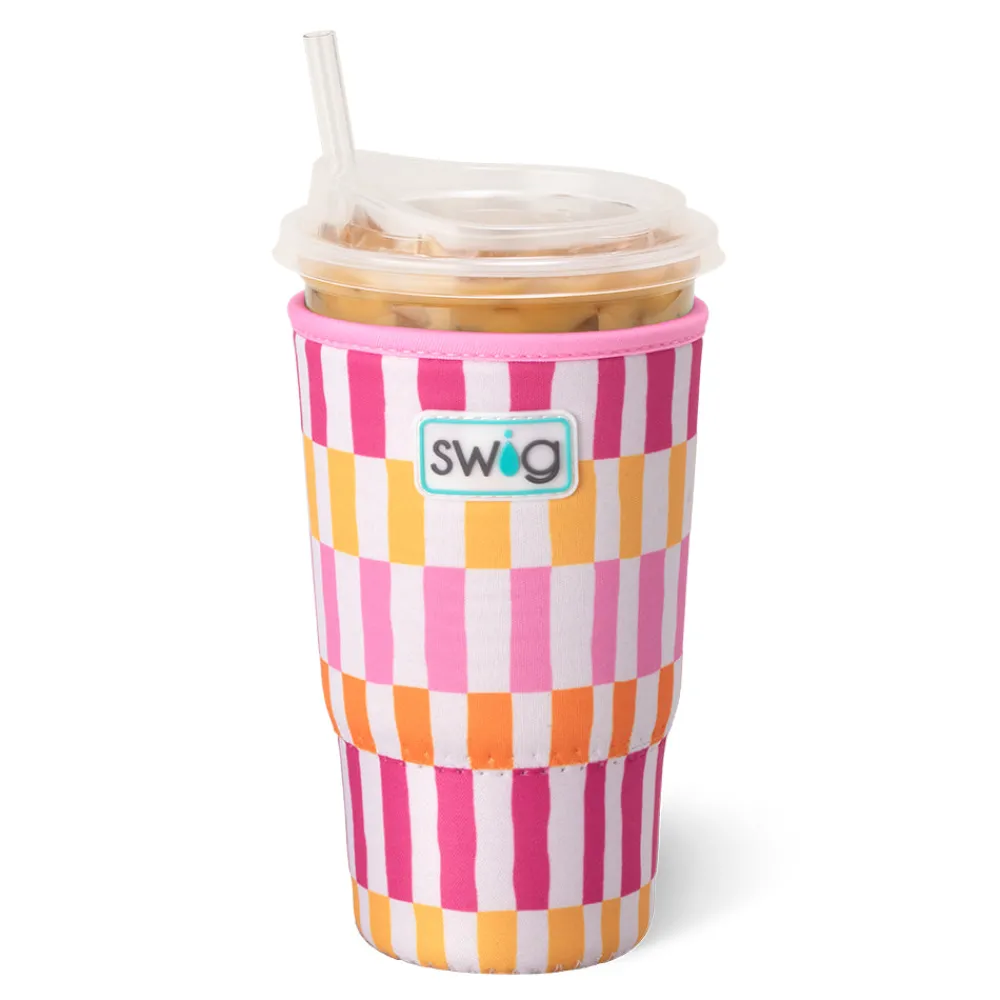 Swig Life Drink Coolies New Sizes!|Sherbet Stripe^Sherbet Stripe Large Iced Cup Coolie