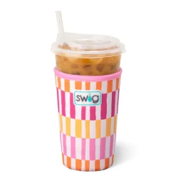 Swig Life Drink Coolies New Sizes!|Sherbet Stripe^Sherbet Stripe Medium Iced Cup Coolie
