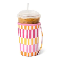 Swig Life Drink Coolies New Sizes!|Sherbet Stripe^Sherbet Stripe Medium Iced Cup Coolie