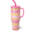Swig Life Tumblers New Sizes!|Travel Mugs^Sherbet Stripe Mega Mug 40oz