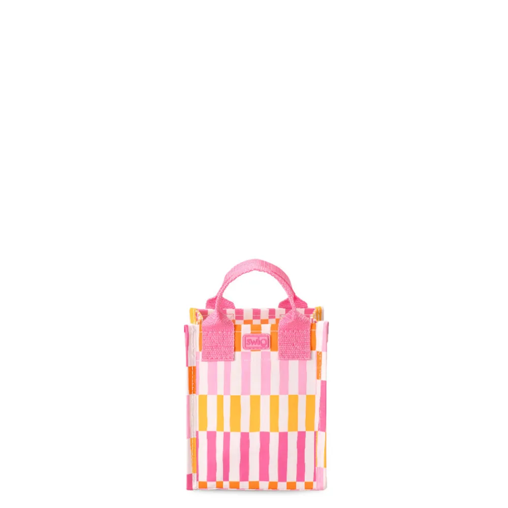 Swig Life Reusable Gift Bags|Sherbet Stripe^Sherbet Stripe Mini Reusable Gift Bag
