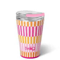 Swig Life Tumblers New Sizes!|Sherbet Stripe^Sherbet Stripe Party Cup 18oz