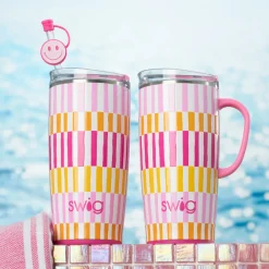 Swig Life Travel Mugs|Sherbet Stripe^Sherbet Stripe Travel Mug 22oz