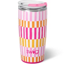 Swig Life Tumblers New Sizes!|Sherbet Stripe^Sherbet Stripe Tumbler 22oz