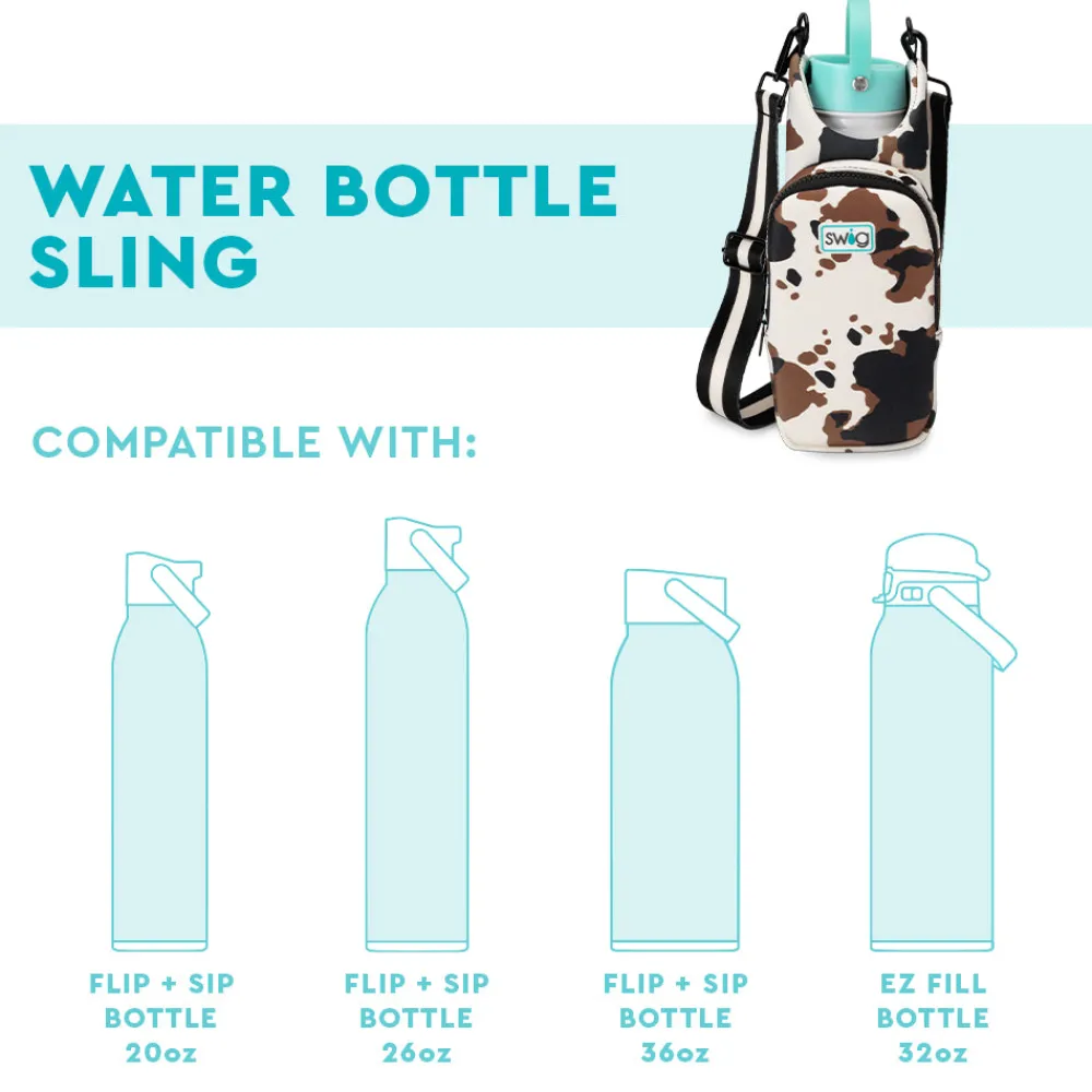 Swig Life Drinking Buddies|Water Bottles^Sherbet Stripe Water Bottle Sling