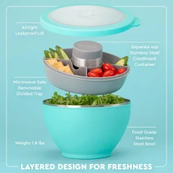 Swig Life Lunchware|Shimmers^Shimmer Bubblegum Lunch Bowl Set 60oz