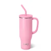 Swig Life Tumblers New Sizes!|Travel Mugs^Shimmer Bubblegum 30oz Mega Mug with Handle -
