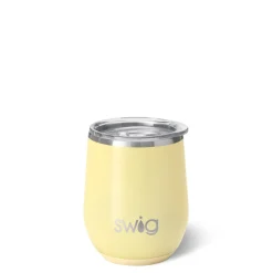 Swig Life Wine + Cocktails|Shimmers^Shimmer Buttercup 12oz Stemless Wine Cup -