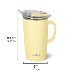 Swig Life Tumblers New Sizes!|Party Pitchers^Shimmer Buttercup Party Pitcher 64oz