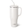Swig Life Tumblers New Sizes!|Travel Mugs^Shimmer Pearl 40oz Mega Mug with Handle -