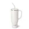 Swig Life Tumblers New Sizes!|Travel Mugs^Shimmer Pearl 30oz Mega Mug with Handle -