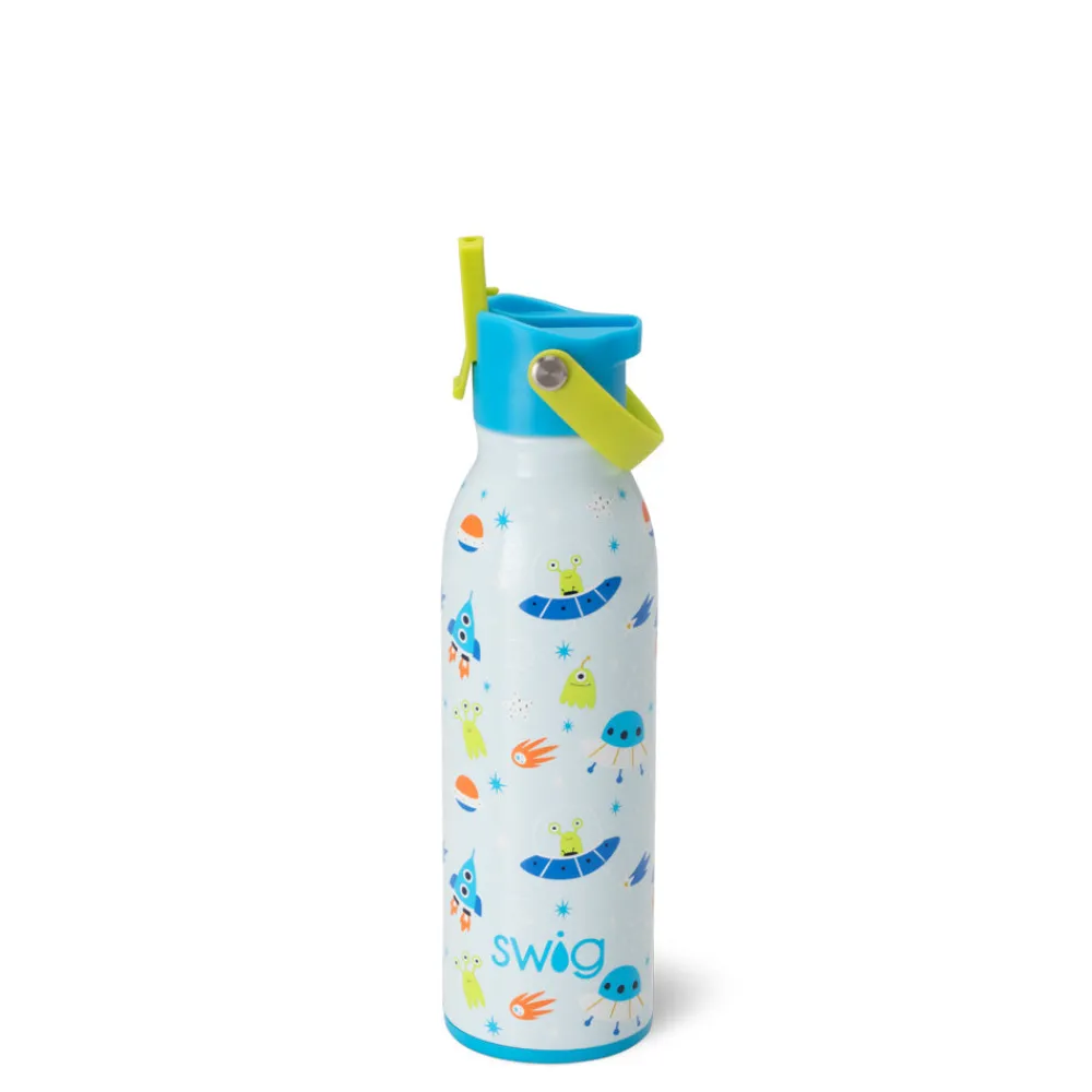 Swig Life Water Bottles|Sips For Kids^Space Camp 16oz Flip + Sip Water Bottle -
