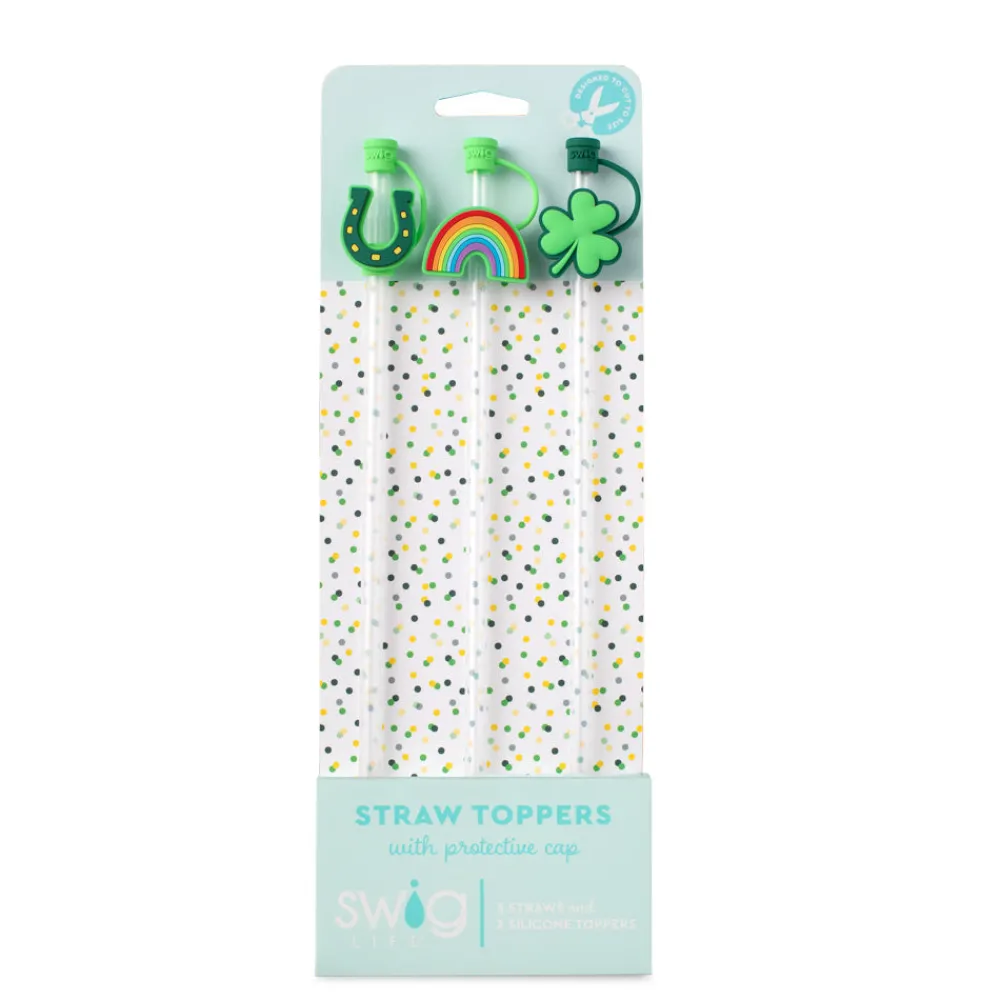 Swig Life Lids, Straws + More|Lucky Charm^St. Patrick's Day Straw Topper Set -