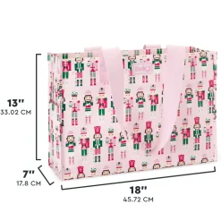Swig Life Reusable Gift Bags|Sugar Plum Soldiers^Sugar Plum Soldiers Large Reusable Gift Bag