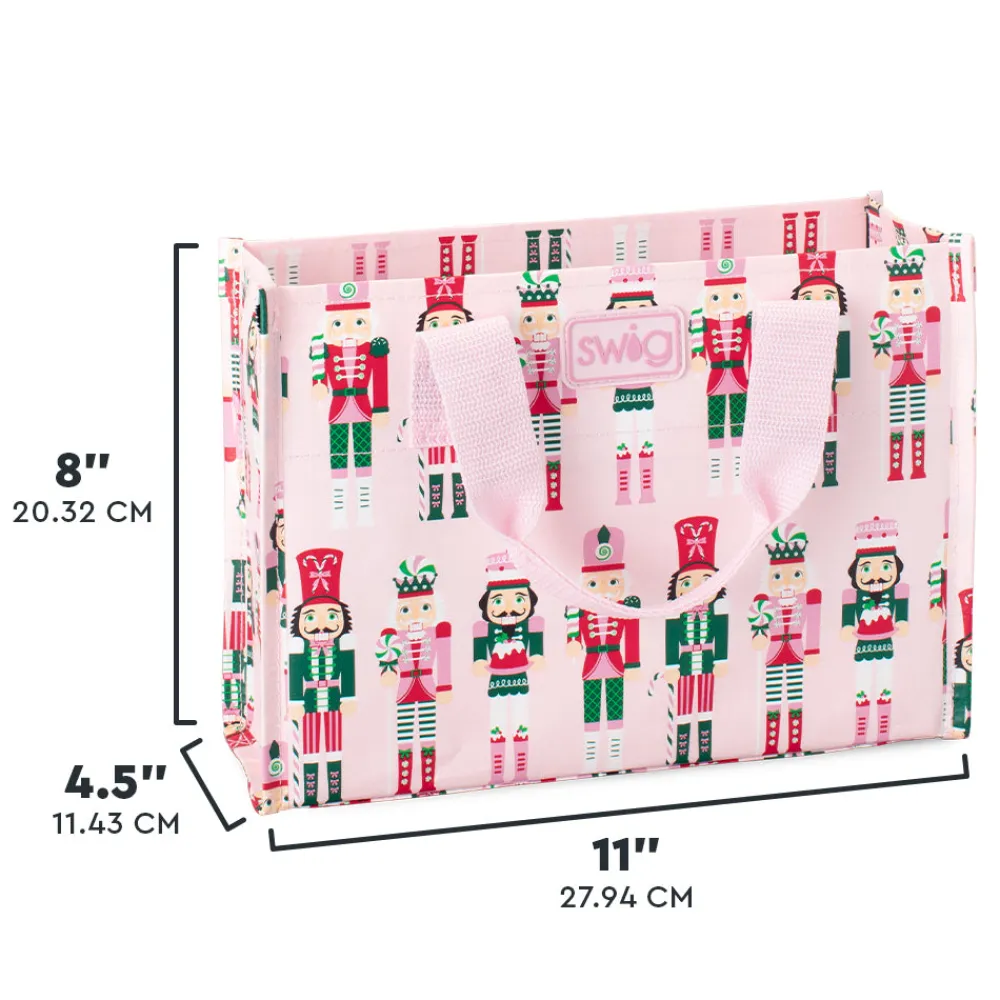 Swig Life Reusable Gift Bags|Sugar Plum Soldiers^Sugar Plum Soldiers Small Reusable Gift Bag