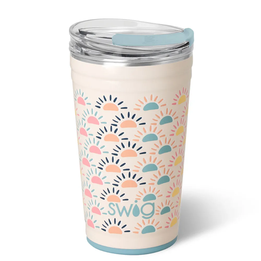 Swig Life Tumblers New Sizes!|Sun Chaser^Sun Chaser Party Cup 24oz