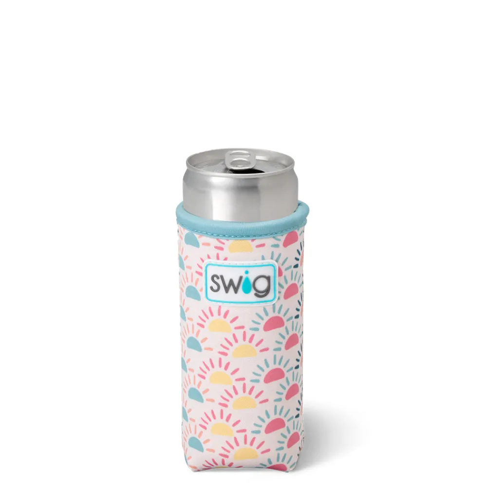 Swig Life Drink Coolies New Sizes!|Sun Chaser^Sun Chaser Slim Can Coolie