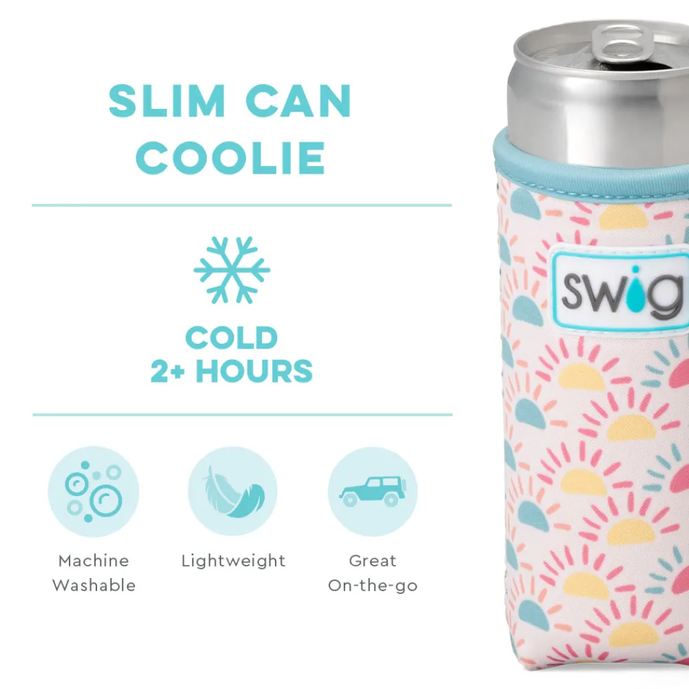 Swig Life Drink Coolies New Sizes!|Sun Chaser^Sun Chaser Slim Can Coolie