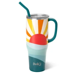 Swig Life Tumblers New Sizes!|Travel Mugs^Sun Dance 40oz Mega Mug -