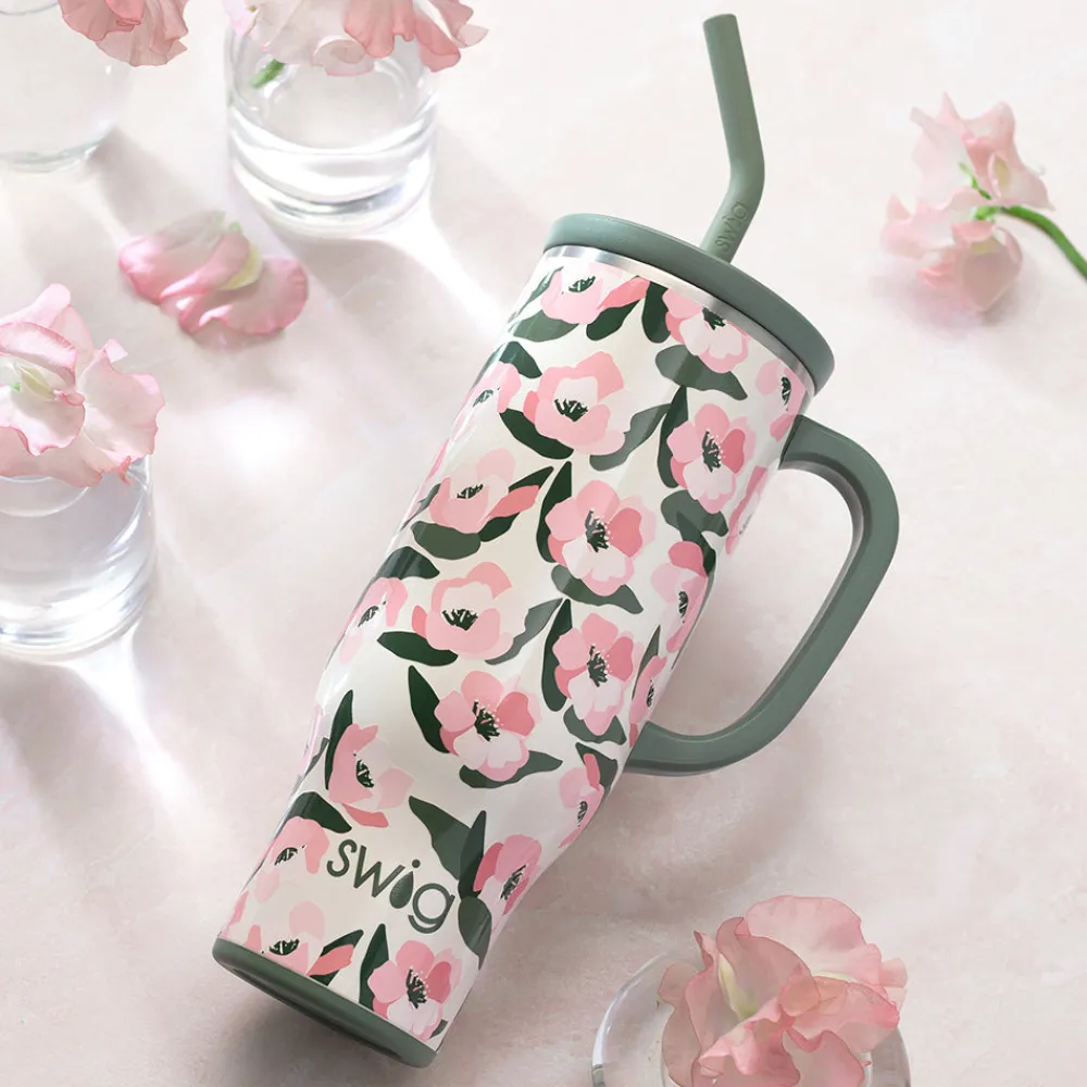 Swig Life Tumblers New Sizes!|Mega Mugs^Sweet Pea Mega Mug 30oz-