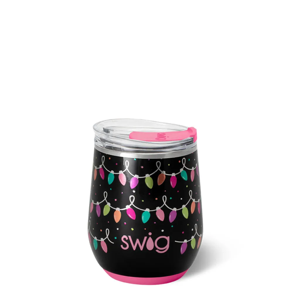 Swig Life Wine + Cocktails|Tacky Lights^Tacky Lights Stemless Wine 12oz