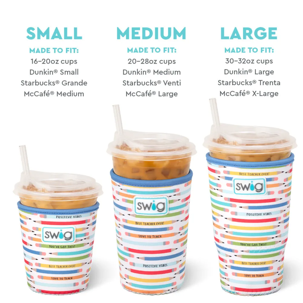 Swig Life Drink Coolies New Sizes!|Teacher Life Best Seller!^Teacher Life Medium Iced Cup Coolie