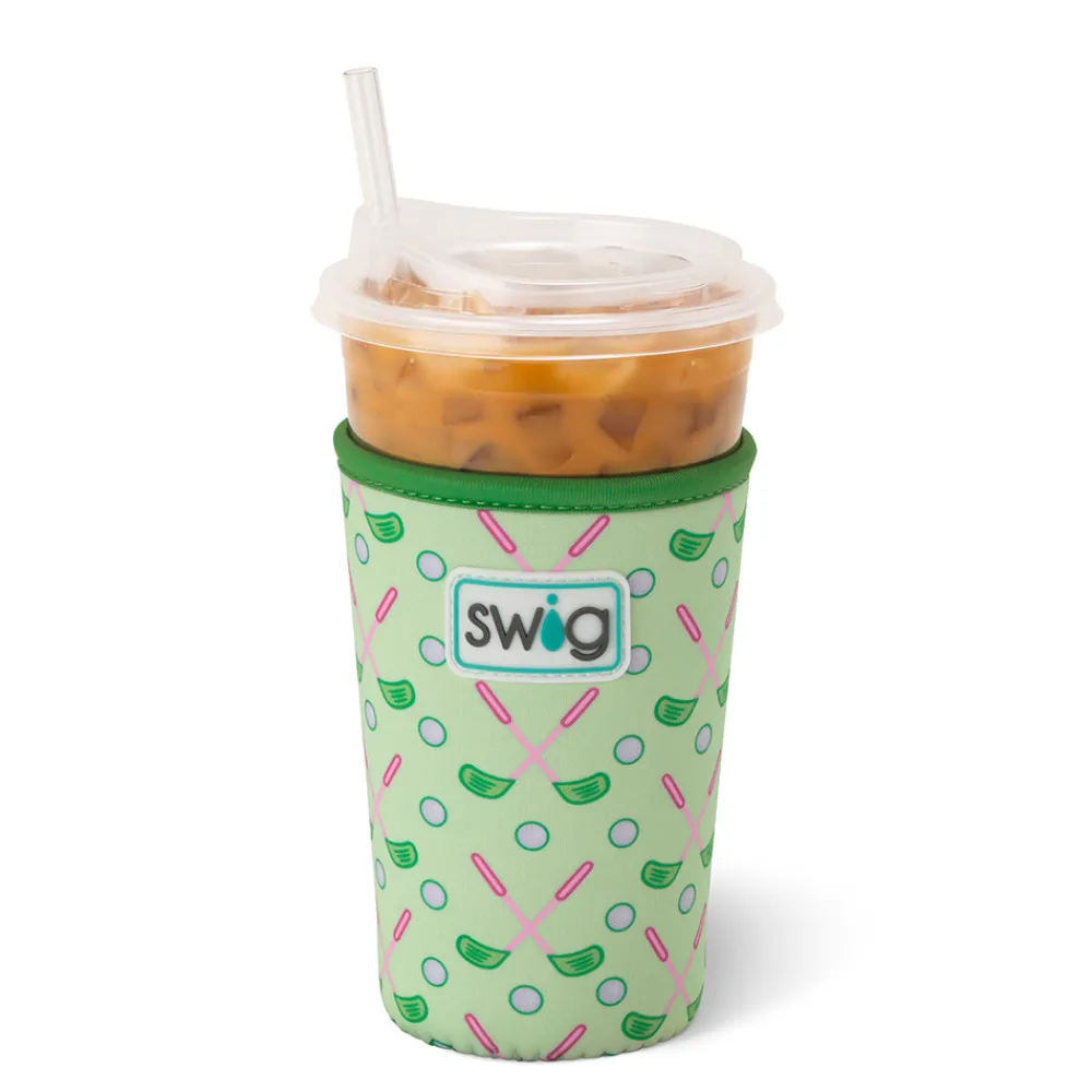 Swig Life Drink Coolies New Sizes!|Tee Time^Tee Time Medium Iced Cup Coolie