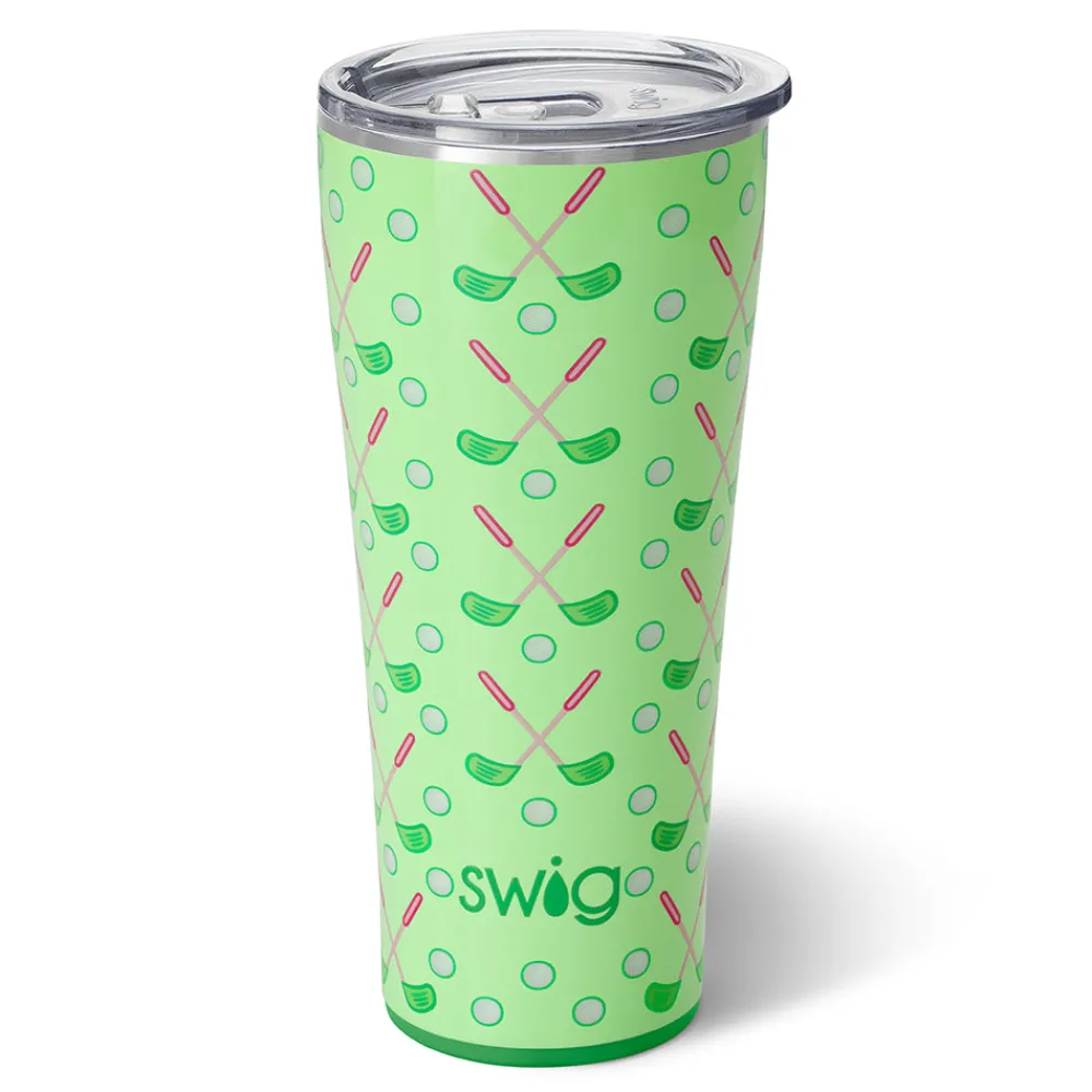 Swig Life Tumblers New Sizes!|Tee Time^Tee Time Tumbler 32oz