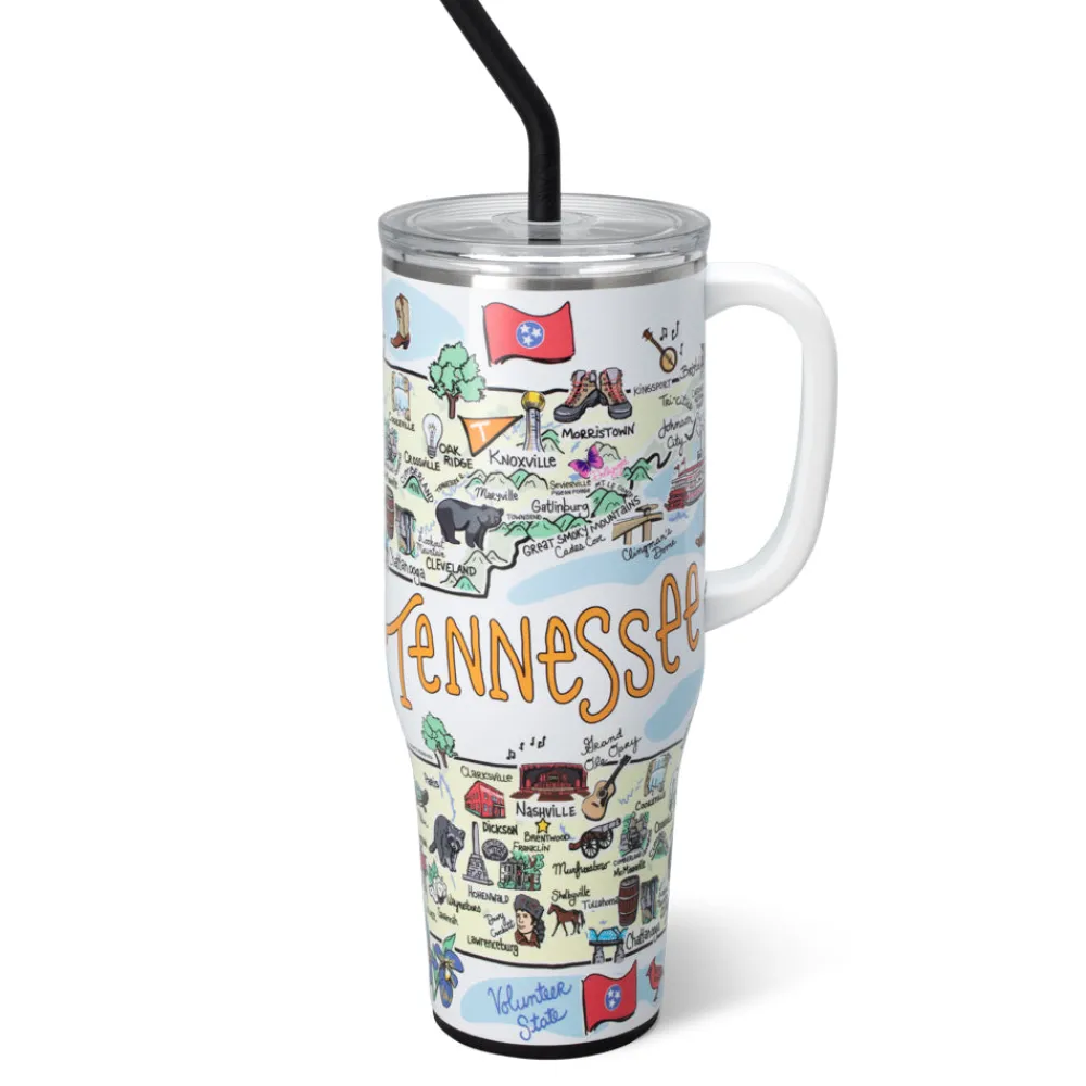 Swig Life Tumblers New Sizes!|Travel Mugs^Tennessee Mega Mug 40oz