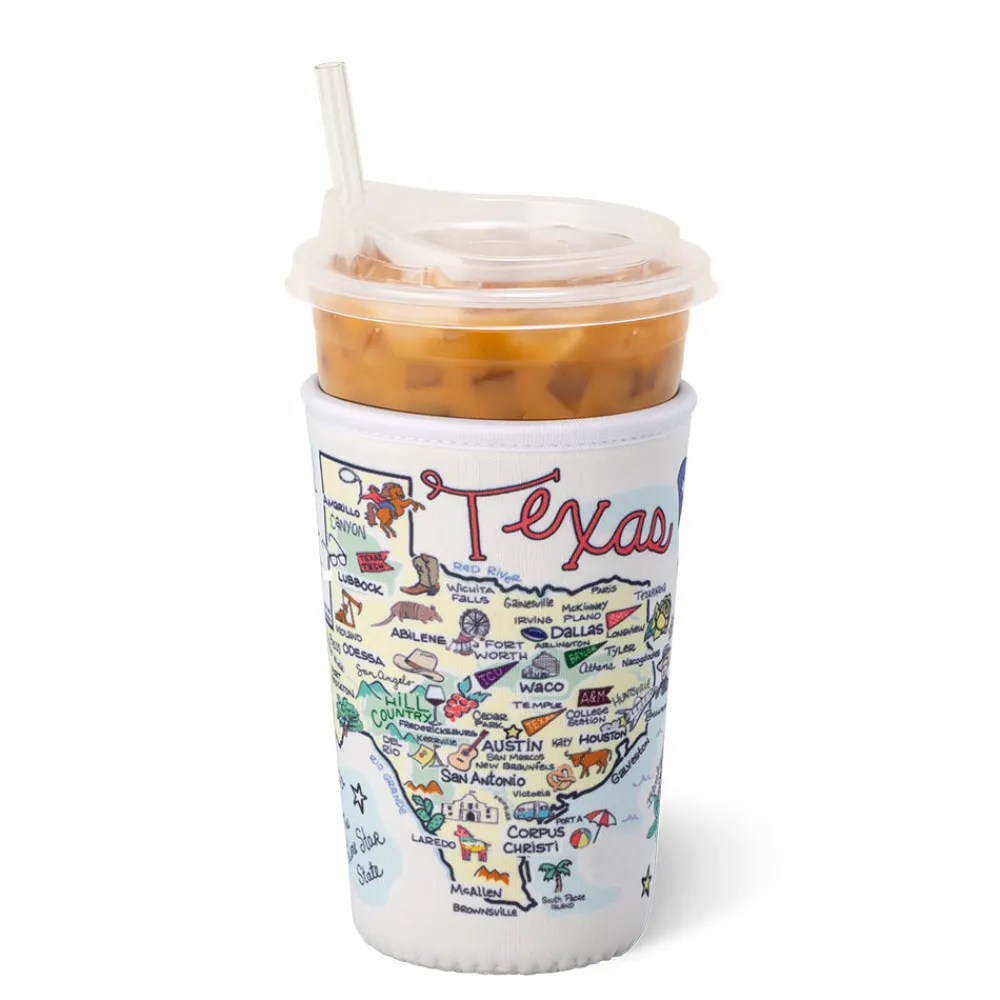 Swig Life Drink Coolies New Sizes!^Texas Medium Iced Cup Coolie