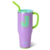 Swig Life Tumblers New Sizes!|Travel Mugs^Ultra Violet Initial J Mega Mug 40oz