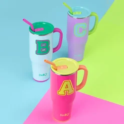 Swig Life Tumblers New Sizes!|Travel Mugs^Ultra Violet Initial J Mega Mug 40oz