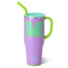 Swig Life Tumblers New Sizes!|Travel Mugs^Ultra Violet Initial M Mega Mug 40oz
