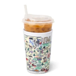 Swig Life Drink Coolies New Sizes!^Utah Medium Iced Cup Coolie