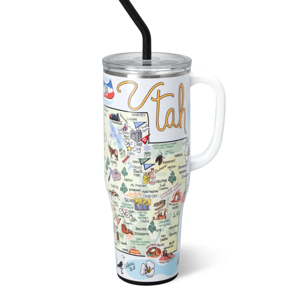Swig Life Tumblers New Sizes!|Travel Mugs^Utah Mega Mug 40oz