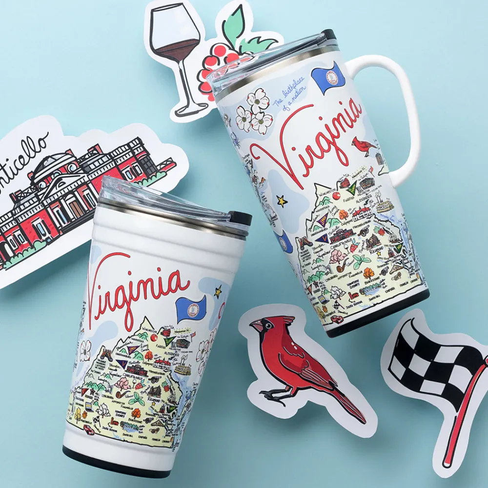 Swig Life Travel Mugs^Virginia Travel Mug 22oz