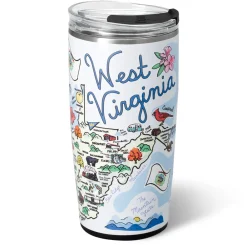 Swig Life Tumblers New Sizes!^West Virginia Tumbler 22oz