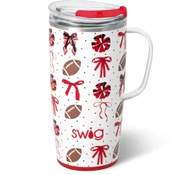 Swig Life Travel Mugs|We'Ve Got Spirit^We've Got Spirit Black + Red Travel Mug 22oz