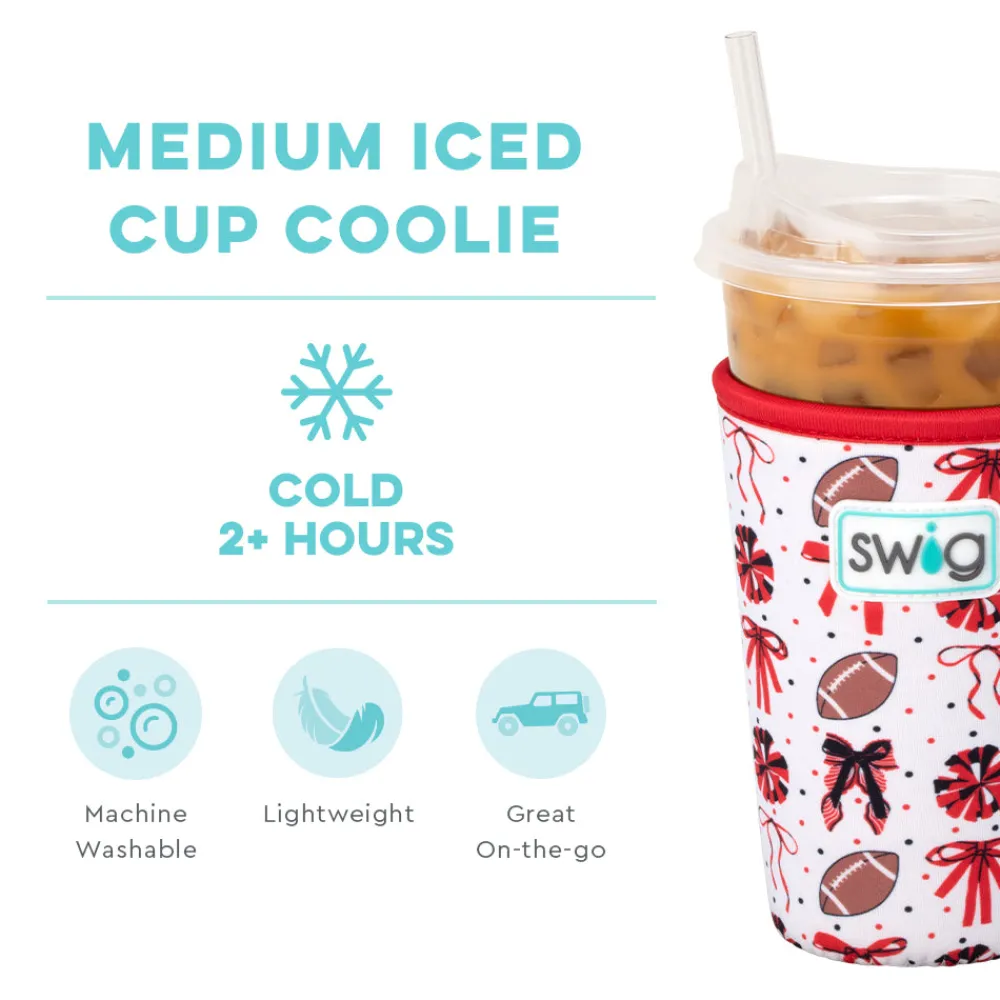Swig Life Drink Coolies New Sizes!|We'Ve Got Spirit^We've Got Spirit Black + Red Medium Iced Cup Coolie