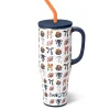 Swig Life Tumblers New Sizes!|Travel Mugs^We've Got Spirit Navy + Orange Mega Mug 40oz