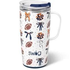 Swig Life Travel Mugs|We'Ve Got Spirit^We've Got Spirit Navy + Orange Travel Mug 22oz