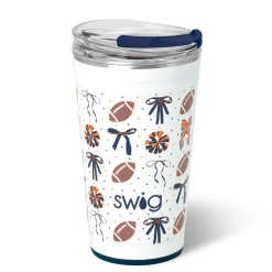 Swig Life Tumblers New Sizes!|We'Ve Got Spirit^We've Got Spirit Navy + Orange Party Cup 24oz