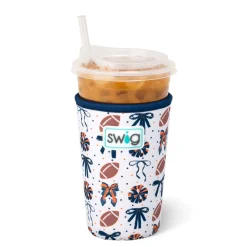 Swig Life Drink Coolies New Sizes!|We'Ve Got Spirit^We've Got Spirit Navy + Orange Medium Iced Cup Coolie