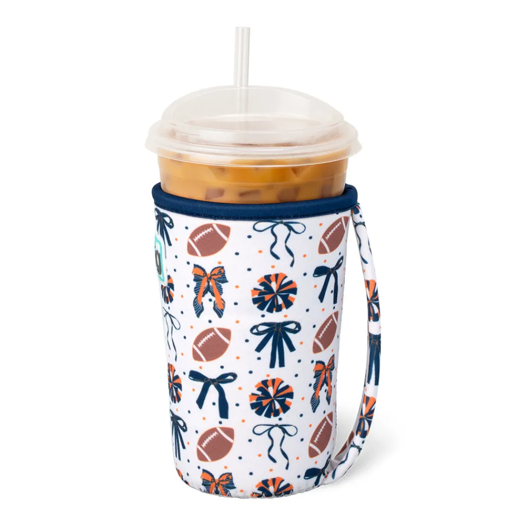 Swig Life Drink Coolies New Sizes!|We'Ve Got Spirit^We've Got Spirit Navy + Orange Medium Iced Cup Coolie