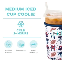 Swig Life Drink Coolies New Sizes!|We'Ve Got Spirit^We've Got Spirit Navy + Red Medium Iced Cup Coolie