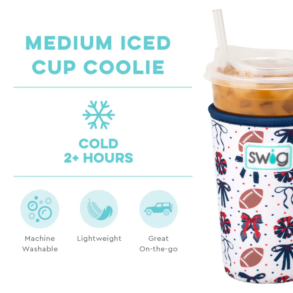Swig Life Drink Coolies New Sizes!|We'Ve Got Spirit^We've Got Spirit Navy + Red Medium Iced Cup Coolie